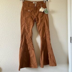 Love Gen Women’s Flare Pants 3/27 NWT Rustic color Boho Hippie Festival Western